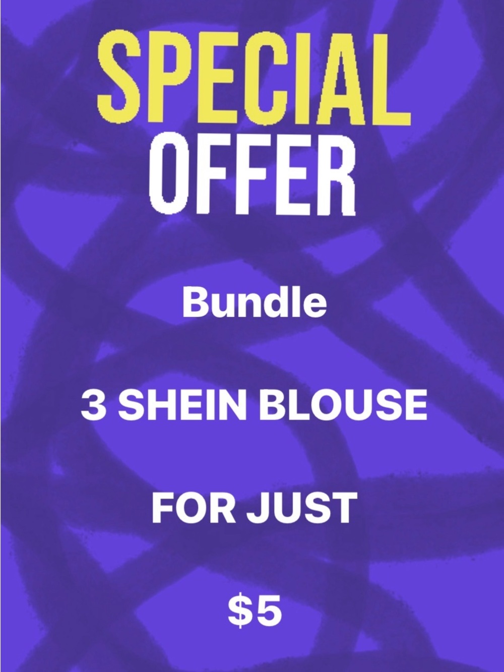 Special Offer Bundle - 3 Shein Blouse